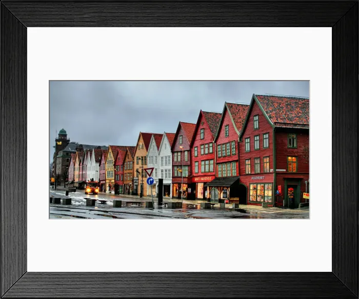 Framed Print : Bryggen. UNESCO World Heritage site of Bryggen in Bergen, Norway Framed Print : Bryggen. UNESCO World Heritage site of Bryggen in Bergen, Norway