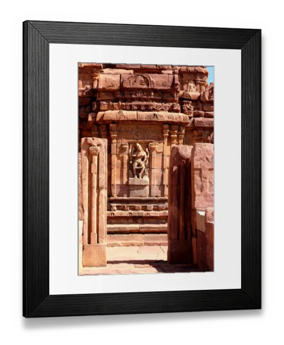 Framed Print : Pattadkal Sculpture