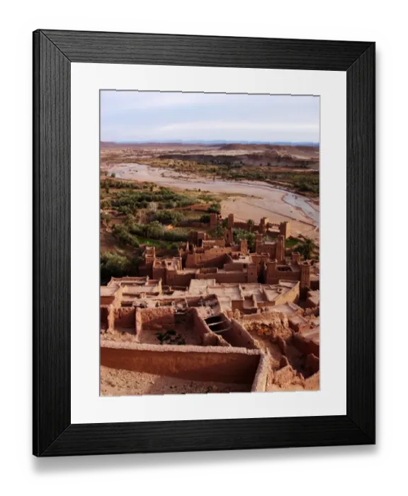 Framed Print : View of village Framed Print : View of village