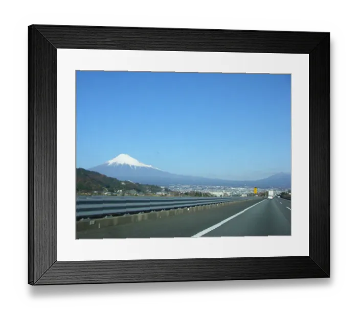 Framed Print : Snow-covered mountain Fuji Framed Print : Snow-covered mountain Fuji