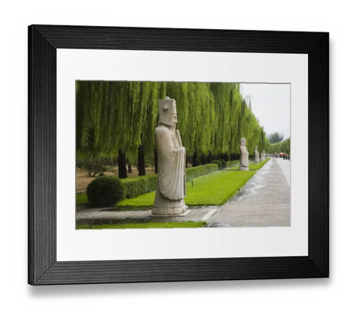 Framed Print : Statues at Ming Dynasty Tombs Framed Print : Statues at Ming Dynasty Tombs