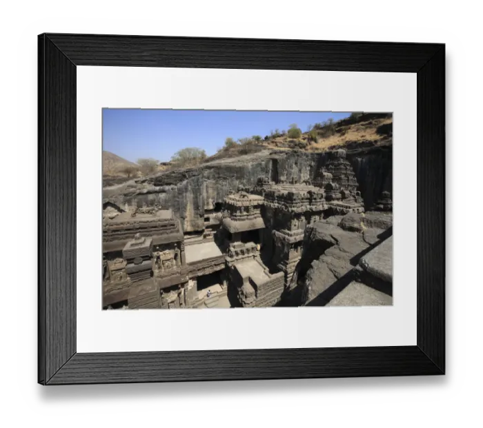 Framed Print : Ellora Caves, Ellora, India Framed Print : Ellora Caves, Ellora, India