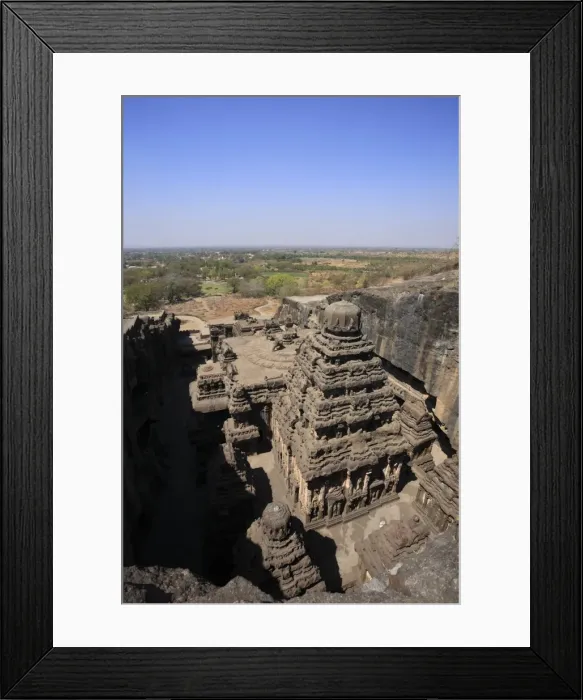 Framed Print : Ellora Caves, Ellora, India Framed Print : Ellora Caves, Ellora, India