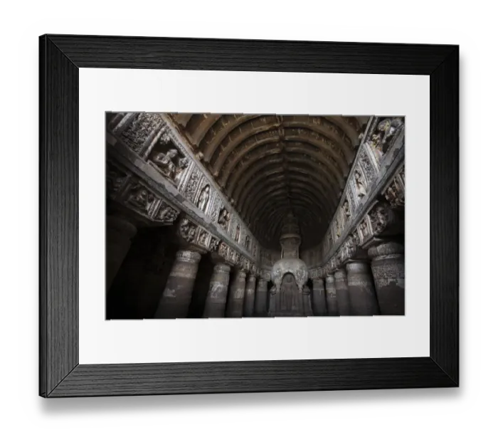Framed Print : Ajanta Caves, Ajanta, India Framed Print : Ajanta Caves, Ajanta, India