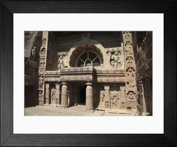 Framed Print : Ajanta Caves, Ajanta, India Framed Print : Ajanta Caves, Ajanta, India
