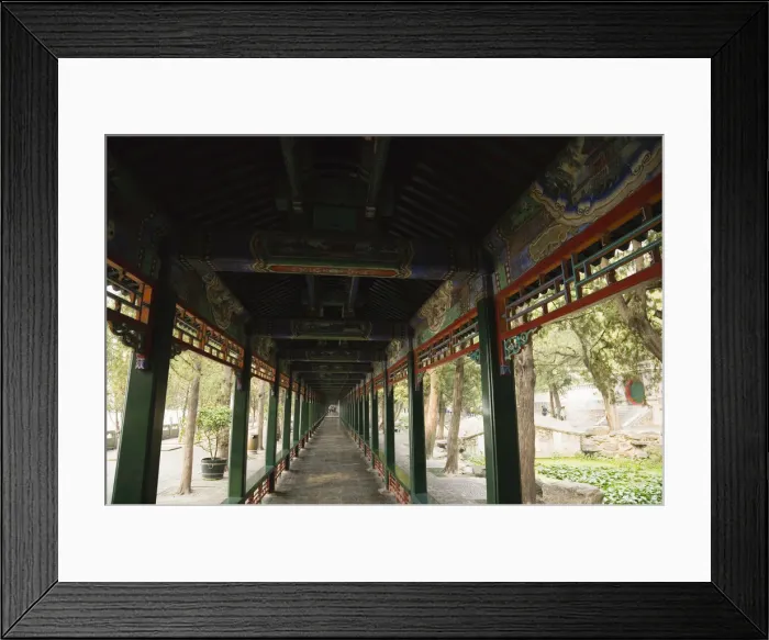 Framed Print : Long Corridor at Summer Palace, Beijing, China Framed Print : Long Corridor at Summer Palace, Beijing, China