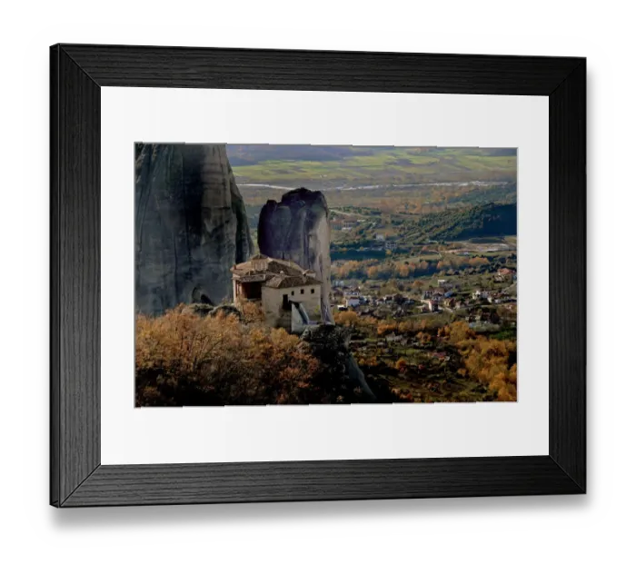 Framed Print : The monastery of Rousanos Framed Print : The monastery of Rousanos