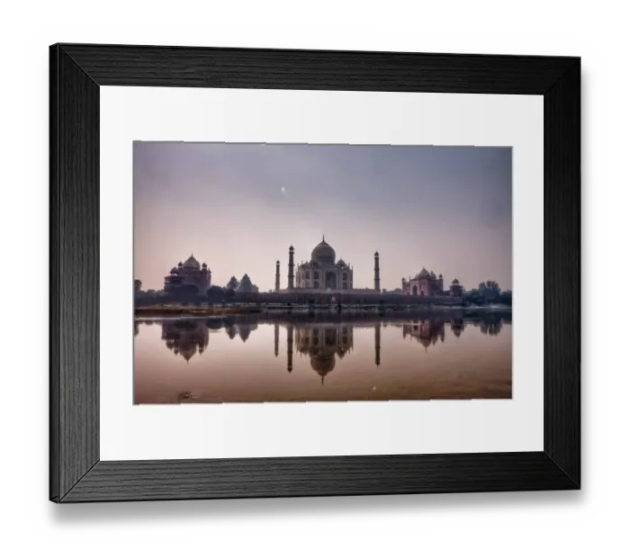 Framed Print : Taj Mahal from Yamuna riverside Framed Print : Taj Mahal from Yamuna riverside