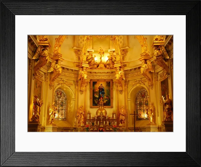 Framed Print : Cathedral Basilica Notre Dame Quebec City Framed Print : Cathedral Basilica Notre Dame Quebec City