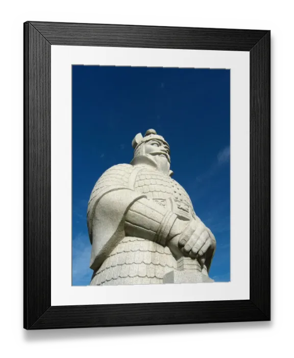 Framed Print : Tomb of King Tongmyong, Pyongyang, North Korea Framed Print : Tomb of King Tongmyong, Pyongyang, North Korea