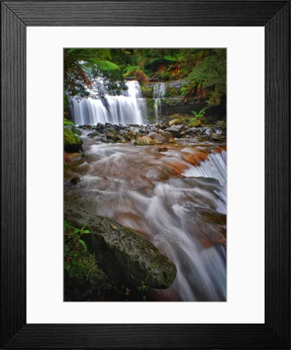 Framed Print : A view of Liffey Falls in Central Tasmania Framed Print : A view of Liffey Falls in Central Tasmania