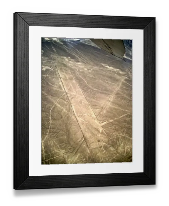 Framed Print : Aerial view of Nazca lines Framed Print : Aerial view of Nazca lines