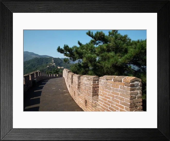 Framed Print : View of great wall of China Framed Print : View of great wall of China