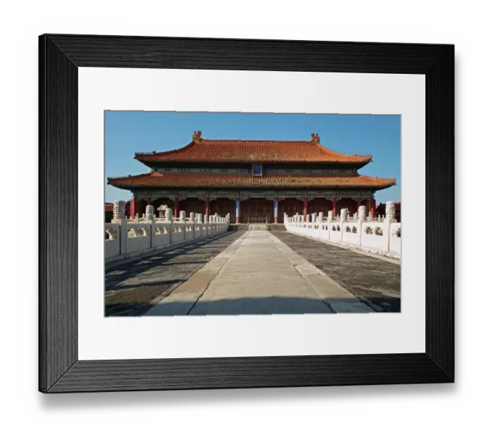 Framed Print : Building in the Forbidden City Framed Print : Building in the Forbidden City