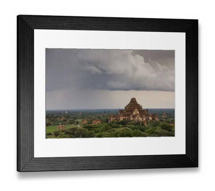Framed Print : Buddhist temples in the Bagan Archaeological Zone Framed Print : Buddhist temples in the Bagan Archaeological Zone