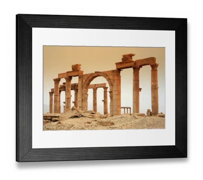 Framed Print : Palmyra in a sand storm. Syria Framed Print : Palmyra in a sand storm. Syria