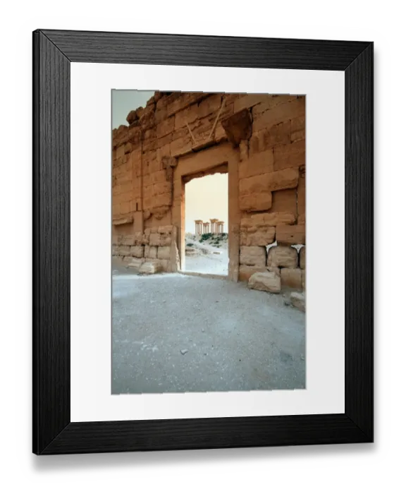 Framed Print : Tetrapylon Palmyra Syria Framed Print : Tetrapylon Palmyra Syria