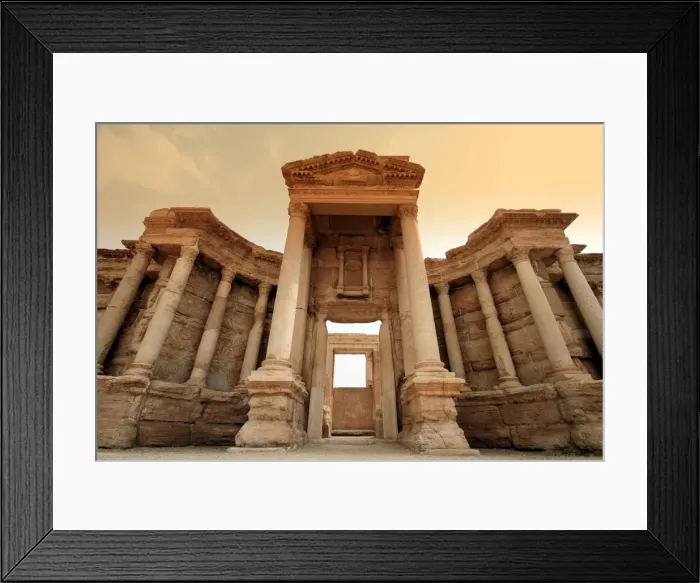 Framed Print : Roman Theatre, Palmyra, Syria Framed Print : Roman Theatre, Palmyra, Syria