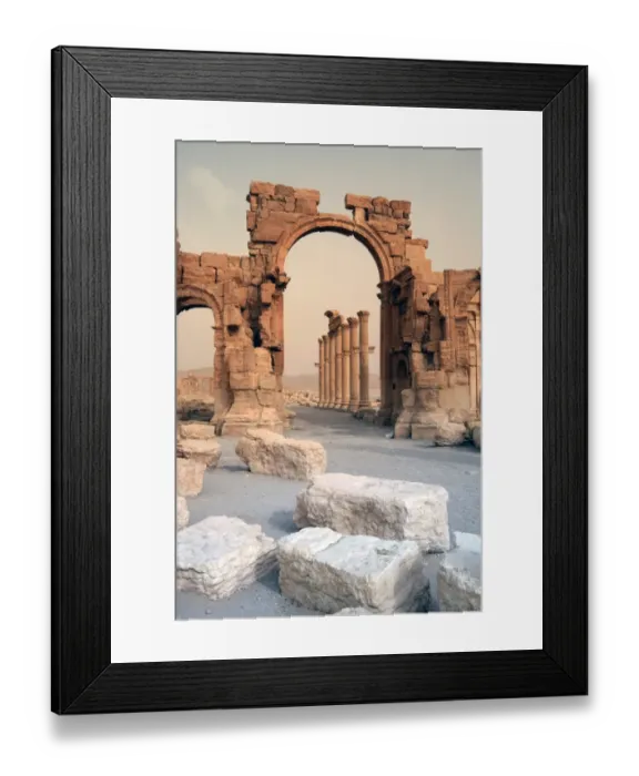Framed Print : Monumental Arch, Palmyra, Syria Framed Print : Monumental Arch, Palmyra, Syria