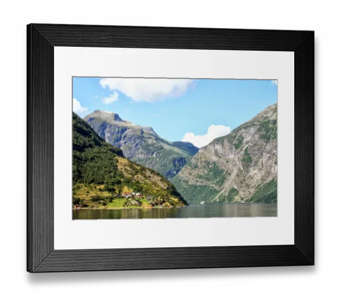 Framed Print : Geiranger Fjord Framed Print : Geiranger Fjord
