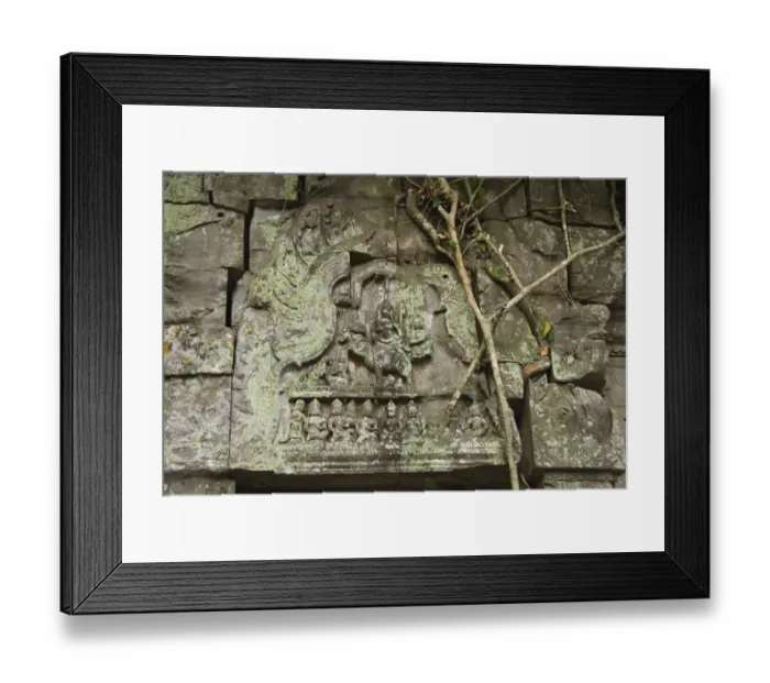 Framed Print : Architectural detail, Beng Mealea temple Framed Print : Architectural detail, Beng Mealea temple
