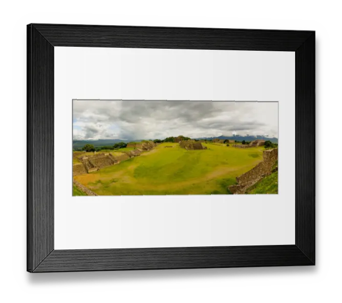 Framed Print : The Great Plaza. Monte Alban. Oaxaca. Mexico Framed Print : The Great Plaza. Monte Alban. Oaxaca. Mexico