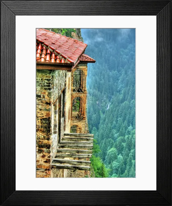 Framed Print : Details from Sumela Monastery Framed Print : Details from Sumela Monastery