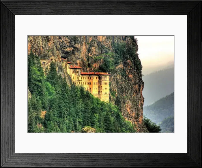 Framed Print : Sumela Monastery - SAOEmela Manastiri Framed Print : Sumela Monastery - SAOEmela Manastiri