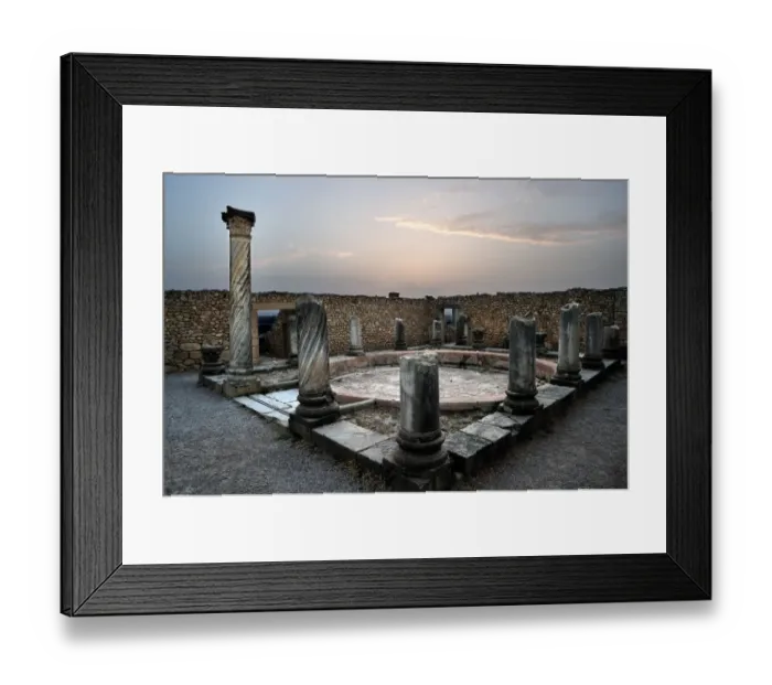 Framed Print : Volubilis. Ancient city of Volubilis, Morocco Framed Print : Volubilis. Ancient city of Volubilis, Morocco
