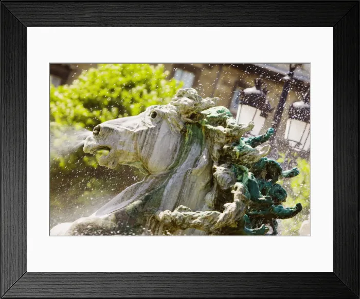 Framed Print : Close-up of a fountain statue, La Fontaine Des Quinconces, Bordeaux, Aquitaine, France Framed Print : Close-up of a fountain statue, La Fontaine Des Quinconces, Bordeaux, Aquitaine, France