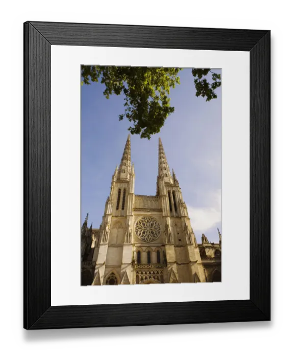 Framed Print : Low angle view of a church, St. Andre Cathedral, Bordeaux, Aquitaine, France Framed Print : Low angle view of a church, St. Andre Cathedral, Bordeaux, Aquitaine, France