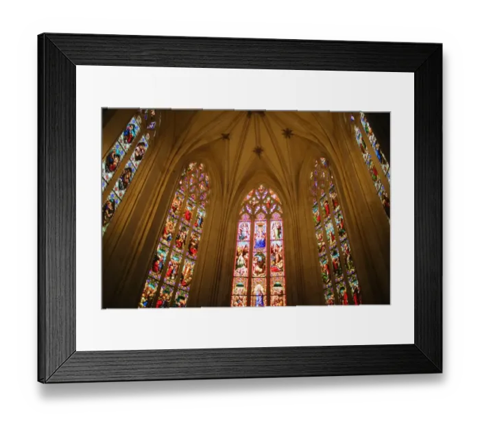 Framed Print : Low angle view of stained glasses in a church, Church Of St. Pierre, Bordeaux, Aquitaine, France Framed Print : Low angle view of stained glasses in a church, Church Of St. Pierre, Bordeaux, Aquitaine, France