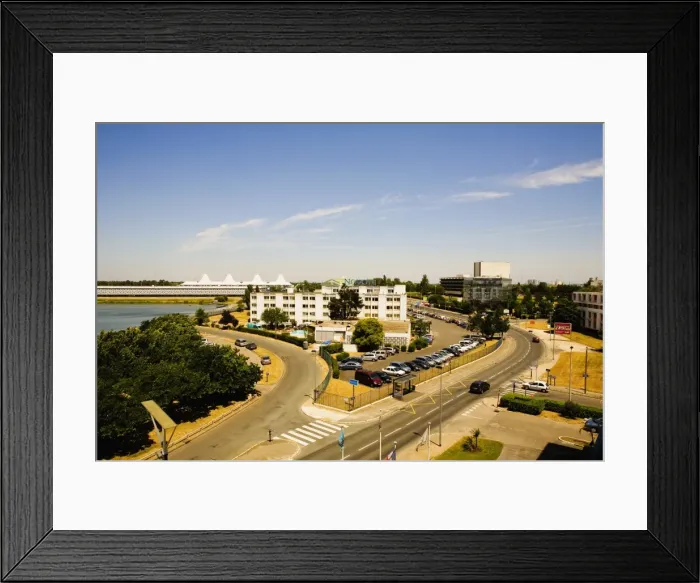 Framed Print : High angle view of a city, Bordeaux Lake, Bordeaux, Aquitaine, France Framed Print : High angle view of a city, Bordeaux Lake, Bordeaux, Aquitaine, France