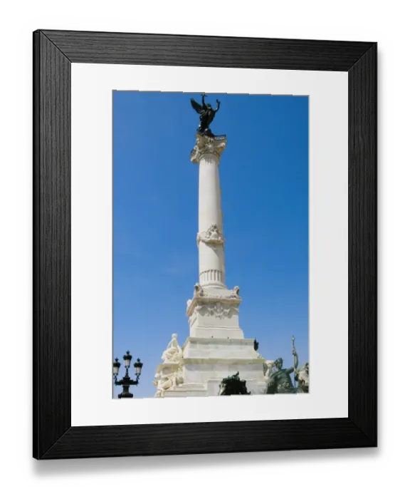 Framed Print : Low angle view of a monument, Fontaine Des Quinconces, Monument Aux Girondins, Bordeaux, Aquitaine, France Framed Print : Low angle view of a monument, Fontaine Des Quinconces, Monument Aux Girondins, Bordeaux, Aquitaine, France