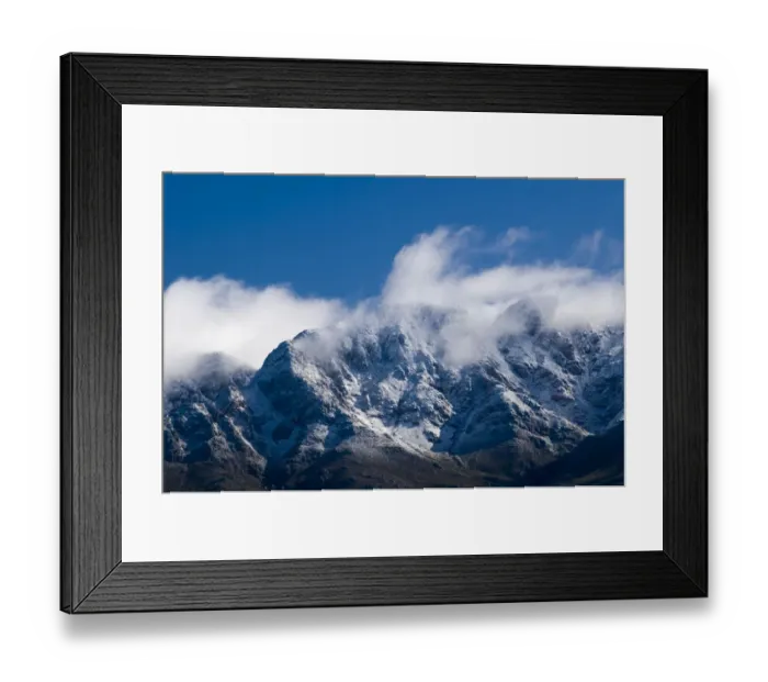 Framed Print : Snow-capped mountains, Swartberg mountains, Western Cape, South Africa, Africa Framed Print : Snow-capped mountains, Swartberg mountains, Western Cape, South Africa, Africa