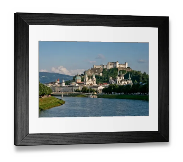 Framed Print : Historic Center of Salzburg Framed Print : Historic Center of Salzburg