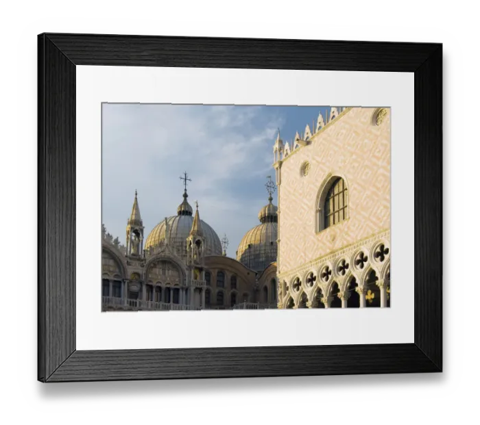 Framed Print : Doges Palace and St Marks Basilica, Venice Framed Print : Doges Palace and St Marks Basilica, Venice