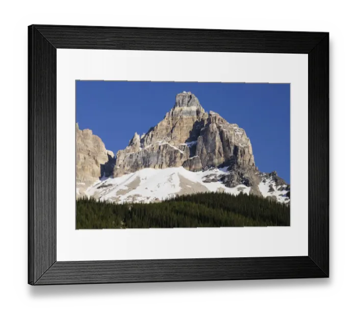 Framed Print : Cathedral Crags viewed from the Kicking Horse Pass Road, Yoho National Park, British Columbia, Canada Framed Print : Cathedral Crags viewed from the Kicking Horse Pass Road, Yoho National Park, British Columbia, Canada
