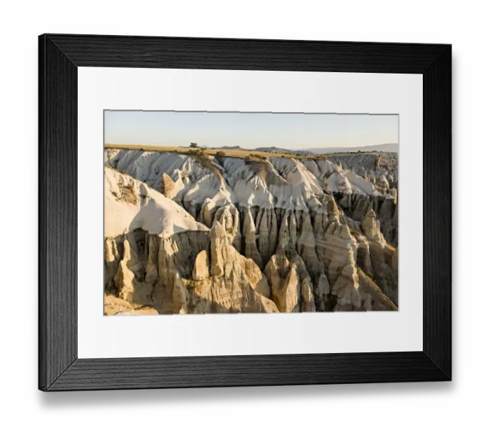 Framed Print : Fairy Chimney rock formation, Cappadocia, Turkey