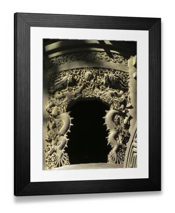 Framed Print : Bronze Vase Decoration