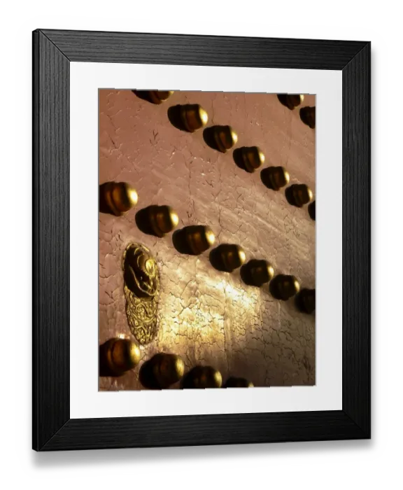 Framed Print : Ancient door, close-up Framed Print : Ancient door, close-up