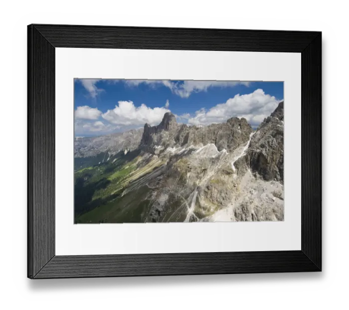 Framed Print : Rosengarten Group, Laurinwand, Rosengarten Hut, Rosengartenspitze Mountain, Dolomites, Trentino, Italy Framed Print : Rosengarten Group, Laurinwand, Rosengarten Hut, Rosengartenspitze Mountain, Dolomites, Trentino, Italy