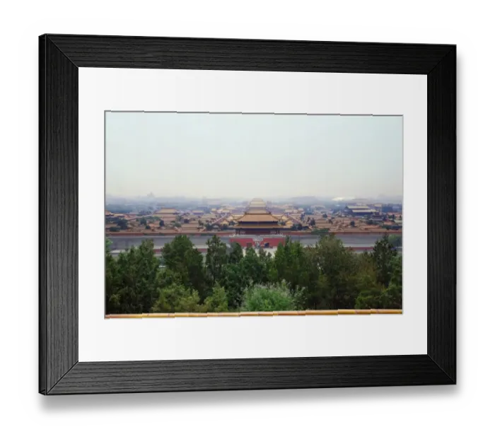 Framed Print : Aerial view of a palace, Forbidden City, Beijing, China Framed Print : Aerial view of a palace, Forbidden City, Beijing, China