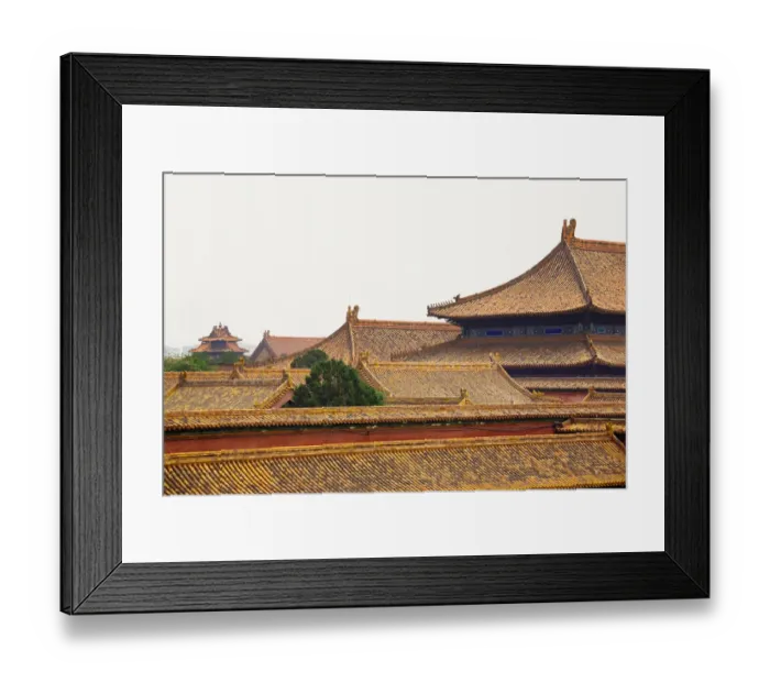 Framed Print : High section view of a palace, Forbidden City, Beijing, China Framed Print : High section view of a palace, Forbidden City, Beijing, China