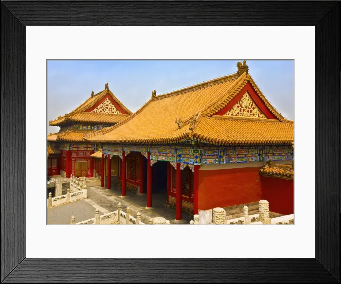 Framed Print : Facade of a palace, Forbidden City, Beijing, China Framed Print : Facade of a palace, Forbidden City, Beijing, China