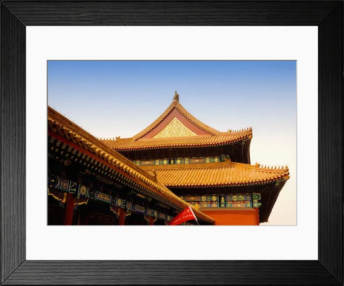 Framed Print : Low angle view of a building, Forbidden City, Beijing, China Framed Print : Low angle view of a building, Forbidden City, Beijing, China