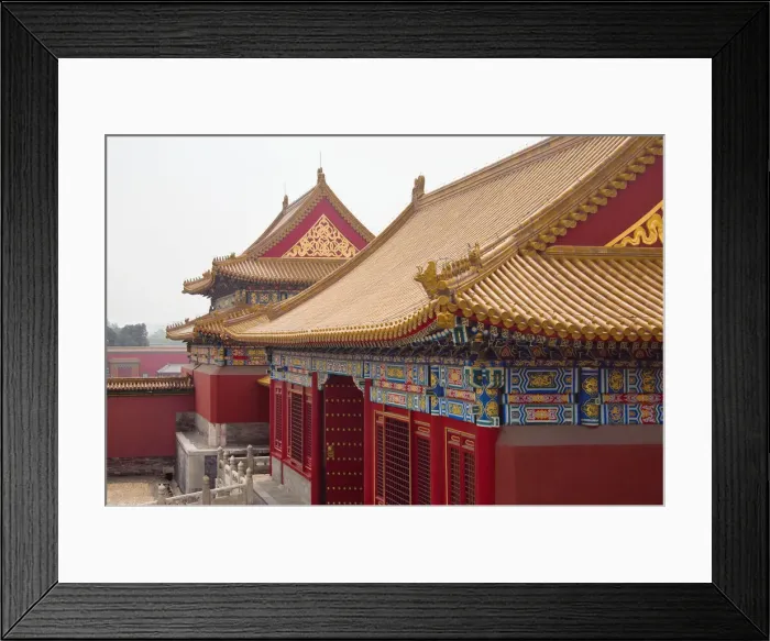 Framed Print : High angle view of the door of a building, Forbidden City, Beijing, China Framed Print : High angle view of the door of a building, Forbidden City, Beijing, China