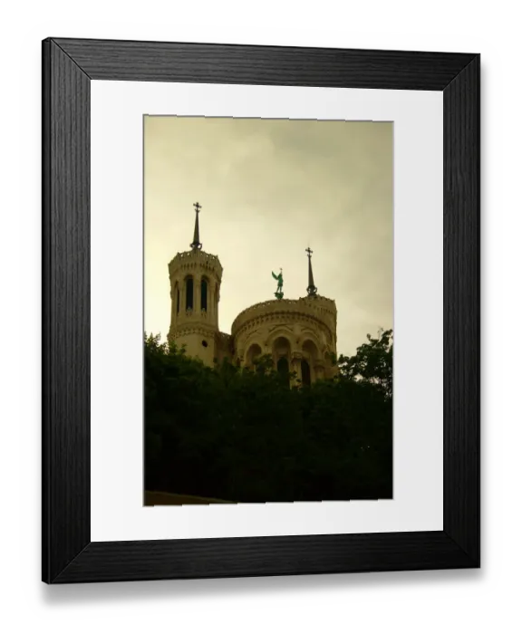 Framed Print : Basilica Notre-Dame de Fourviere, UNESCO World Heritage Site, Lyon, Rhone, France, Europe Framed Print : Basilica Notre-Dame de Fourviere, UNESCO World Heritage Site, Lyon, Rhone, France, Europe