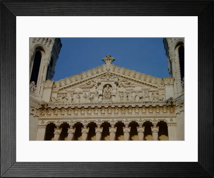 Framed Print : France, Rhone Department, Lyon, Vieux Lyon, Basilica Notre Dame de Fourviere Framed Print : France, Rhone Department, Lyon, Vieux Lyon, Basilica Notre Dame de Fourviere