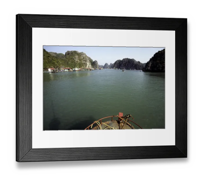 Framed Print : Ha Long Bay, Cat Ba Island